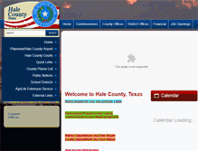 Tablet Screenshot of halecounty.org